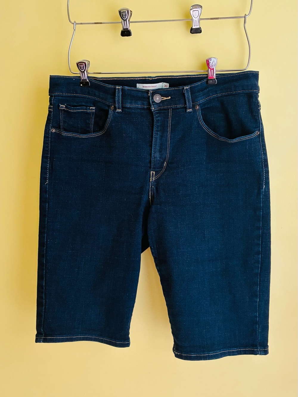 Levi's Deep Indigo Denim Jean Shorts